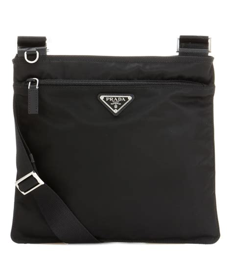 prada black crossbody messenger bag|prada crossbody bag price.